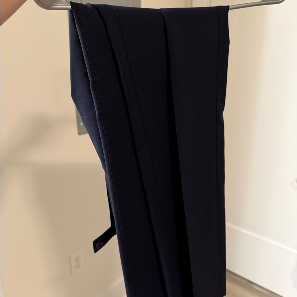 HUGO Blue Dress Pants Straight-Leg Tailored
